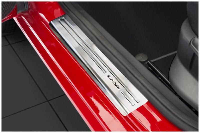 tuning-art EX116 Edelstahl Einstiegsleisten Set passend für Skoda Fabia 3 NJ 2014- von tuning-art