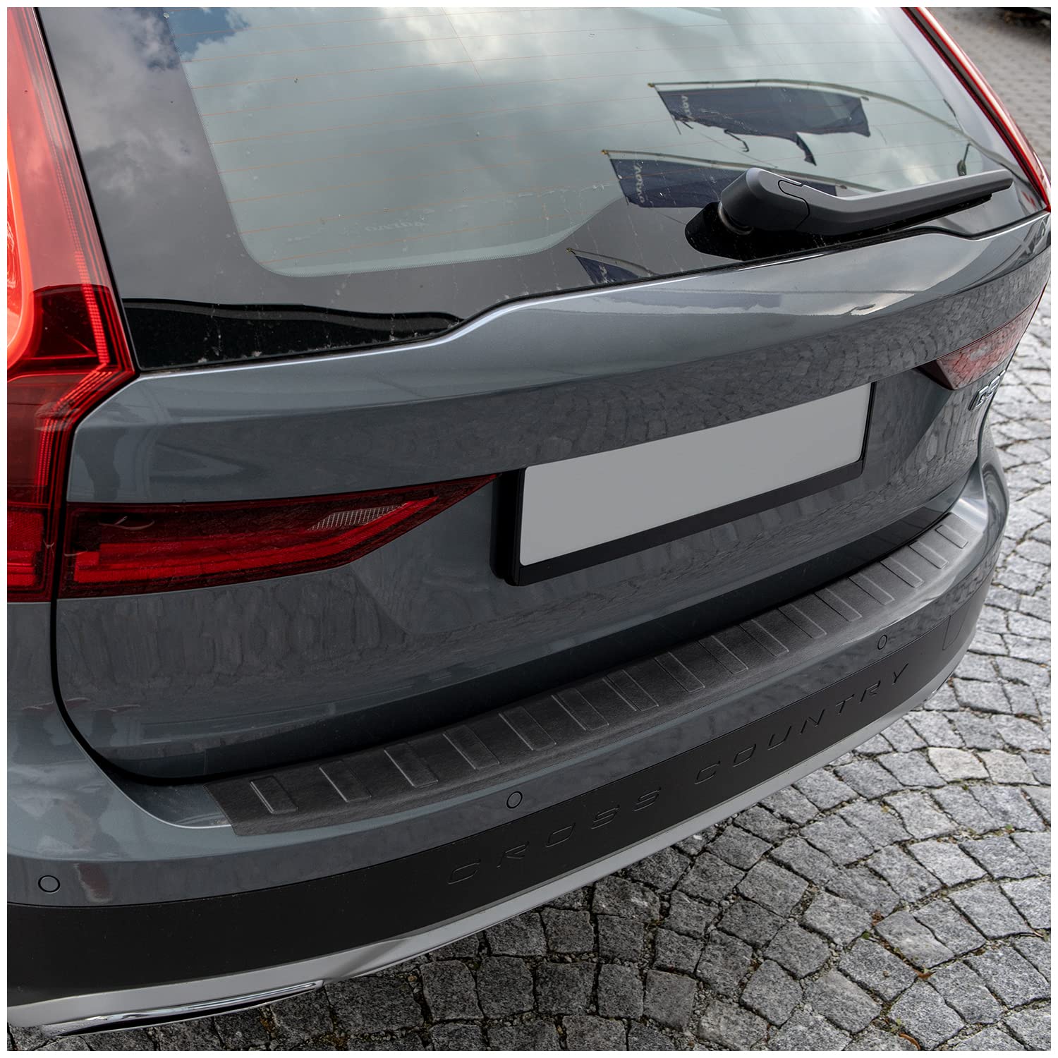 tuning-art L253 Edelstahl Ladekantenschutz Anthrazit passend für Volvo V90 Cross Country 09/2016- tuning-art L253 Edelstahl Ladekantenschutz Anthrazit passend für Volvo V90 Cross Country 09/2016- von tuning-art