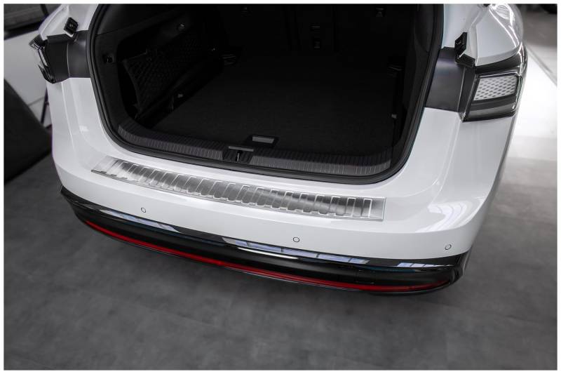 tuning-art L3111 Edelstahl Ladekantenschutz passend für Volkswagen ID.7 Tourer 2024-, Farbe:Silber von tuning-art