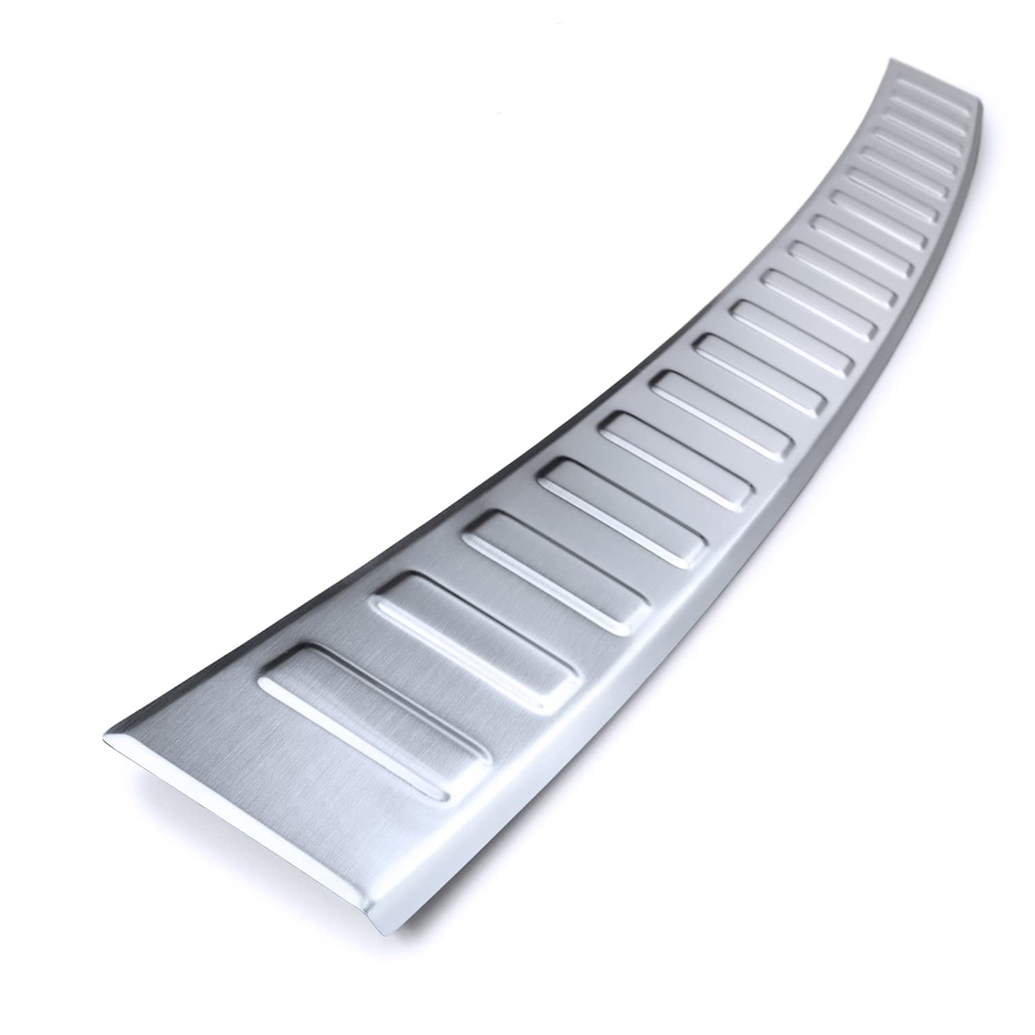 Farbe:Silber tuning-art XF502-3 Edelstahl Einstiegsleisten Set