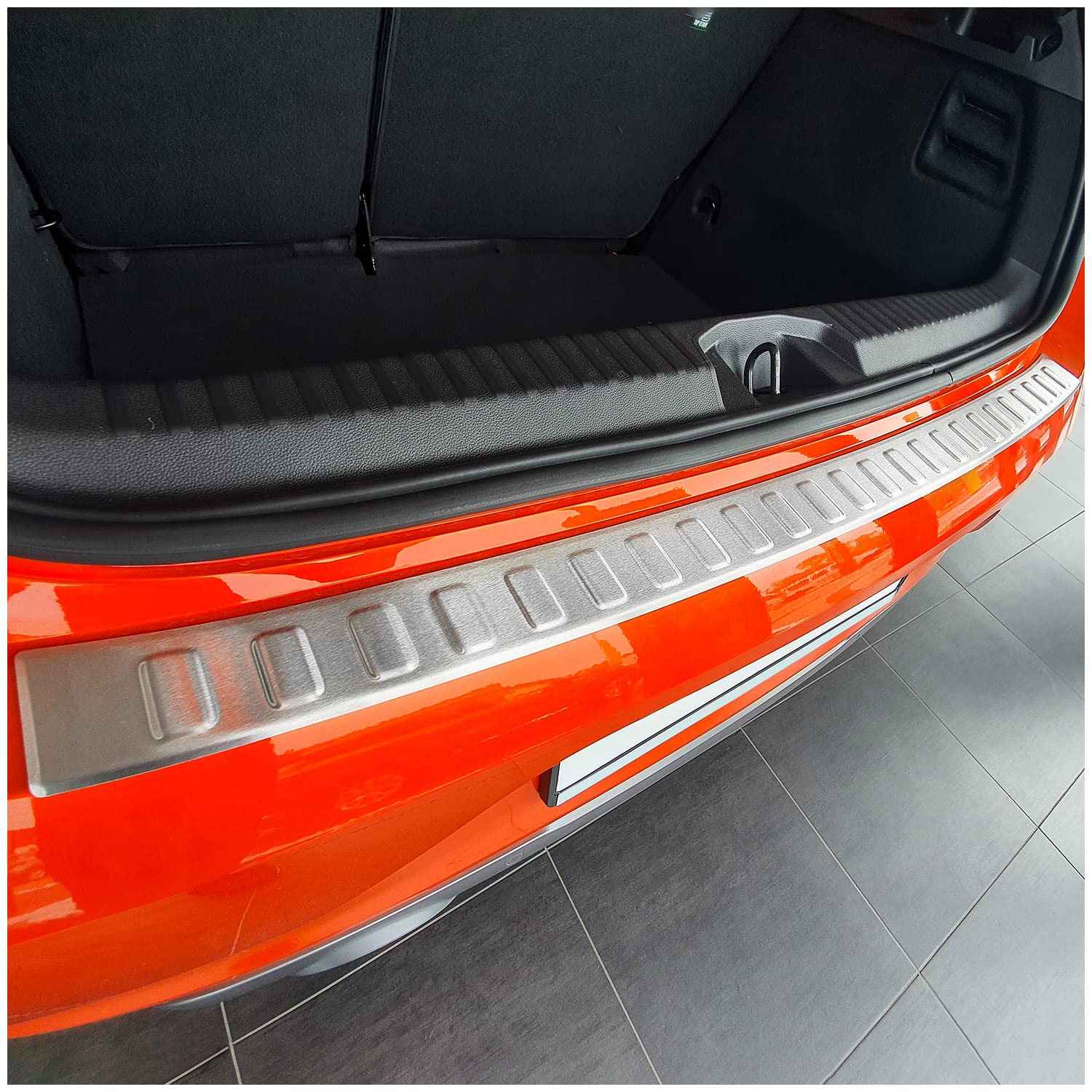tuning-art L416 Edelstahl Ladekantenschutz für Renault Clio V 2019-5 Jahre Garantie, Farbe:Silber von tuning-art