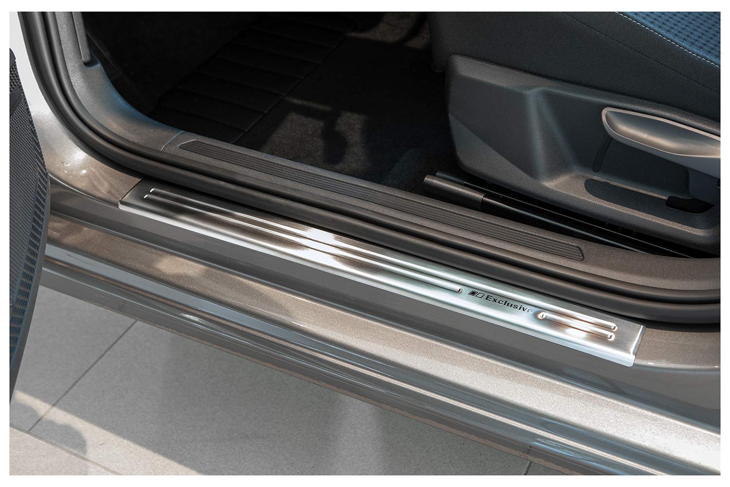 tuning-art XF502-2 Edelstahl Einstiegsleisten Set passend für VW Tiguan 2 Allspace 2017-2024, Farbe:Silber tuning-art XF502-2 Edelstahl Einstiegsleisten Set passend für VW Tiguan 2 Allspace 2017-2024, Farbe:Silber von tuning-art