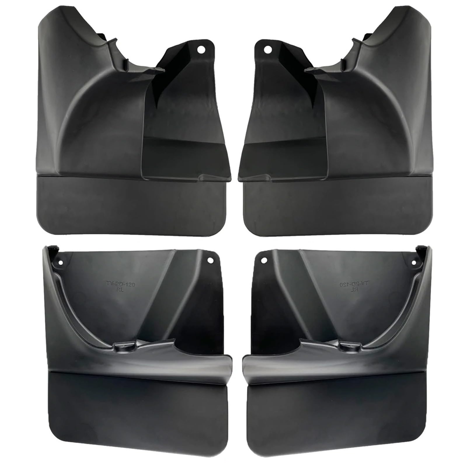 Auto Schmutzlappen Für Toyota Für Land Für Cruiser Für Prado FJ120 2003-2009 Spritzschutz Kotflügel Vorne Hinten Kotflügel Auto Kotflügel(Front Rear) von tusgt