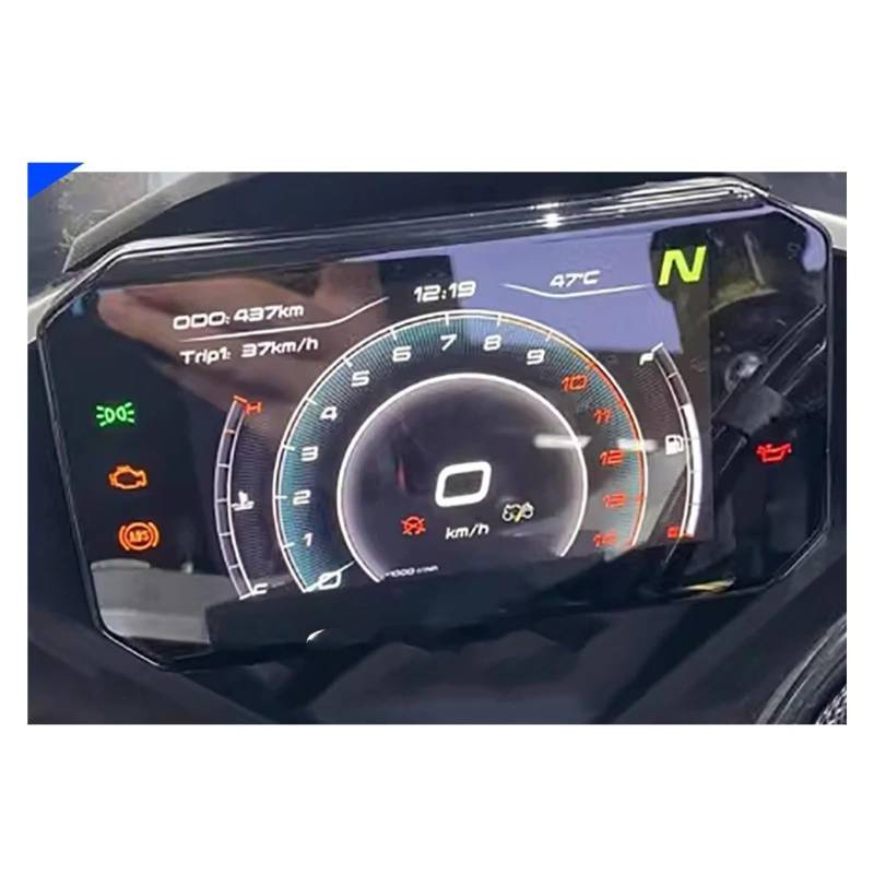 FÜR CFMOTO CF SR450 450 SR 450 2022 2023 FÜR 450SR Instrument Schutz Film Motorrad Cluster Scratch-Screen Film Protector Dashboard Displayschutzfolie Motorrad von tusgt