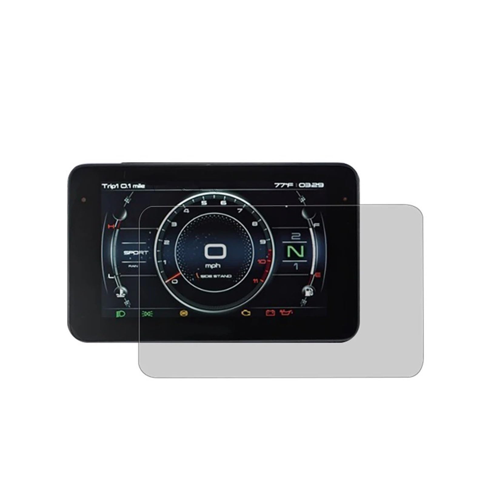 Für CFMOTO 800MT 800 MT Für IBEX800 Für Ibex 800 2021 2022 2023- Motorrad Display Schutz FilmScreen Protector Instrument Film Dashboard Displayschutzfolie Motorrad(7 inch - 1) von tusgt