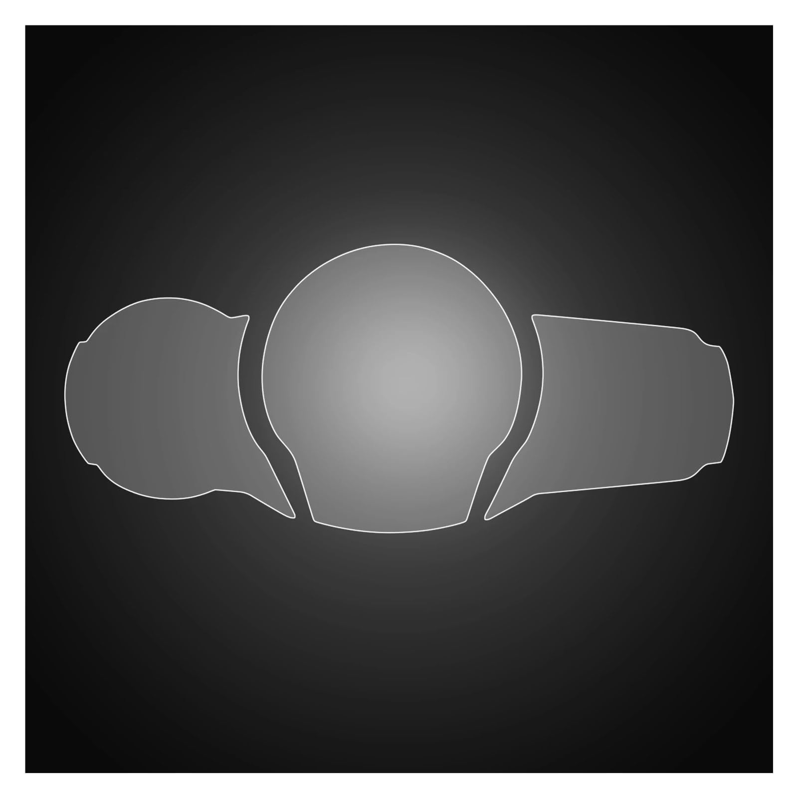 Für FJR 1300 Für FJR1300 2013-2022 Tachometer Scratch Cluster Bildschirm Schutz Instrument Film Dashboard Screen Protector Dashboard Displayschutzfolie Motorrad(4) von tusgt