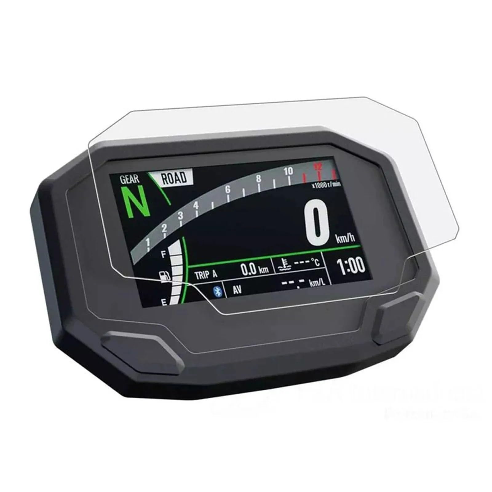 Für Kawasaki Für ZX4R Für ZX4RR Für ZX-4R Für Ninja650 Für Z650 Für Z900 Motorrad-Armaturenbrett-Bildschirm Anti-Kratz-Messfolie Instrumentenfolie Dashboard Displayschutzfolie Motorrad(2Pcs) von tusgt