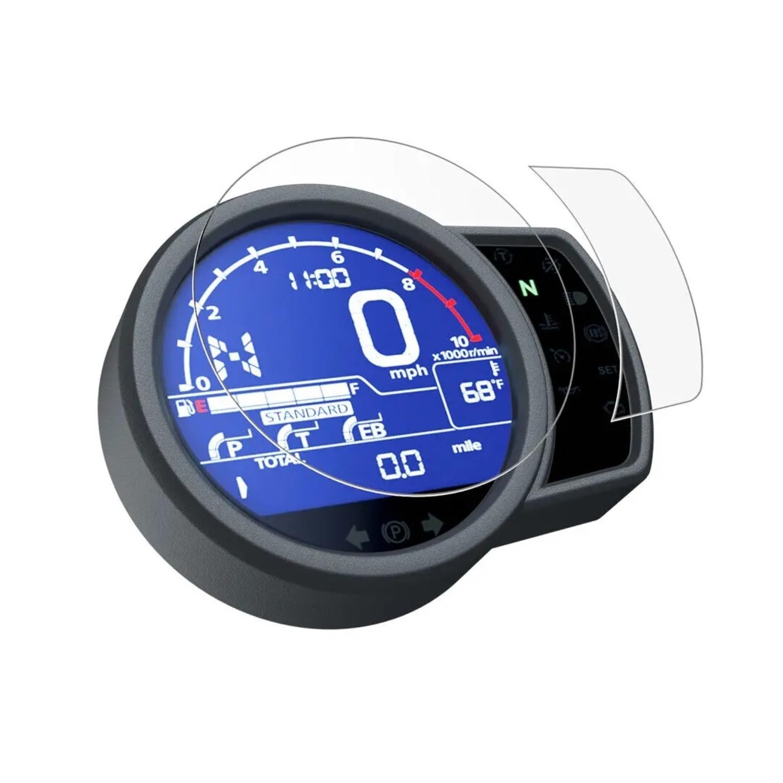 Für Rebel 1100 Für CMX 1100 Für CMX1100 2022 Motorrad Cluster Kratzschutzfolie Bildschirm Kratzschutzfolie Armaturenbrett Dashboard Displayschutzfolie Motorrad(2 PCS) von tusgt