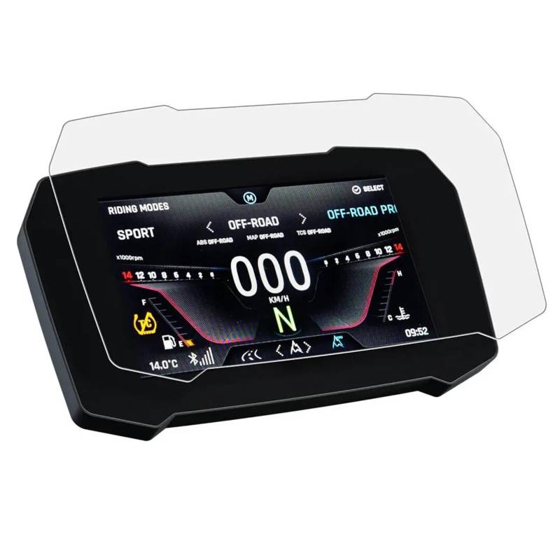 Für Triumph Für Tiger 900 GT Für PRO 900 Für Rally Motorrad-Armaturenbrett-Bildschirm Anti-Kratz-Schutzfilm-Modifikation Geeignet Dashboard Displayschutzfolie Motorrad(2) von tusgt