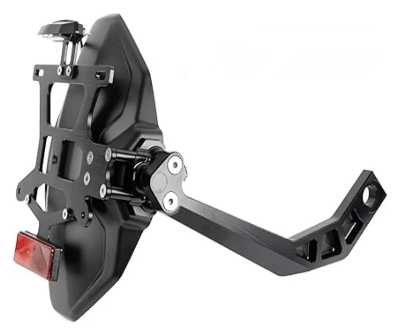 Motorrad-Kotflügel FÜR XADV 750 2024-2017 Motorrad Carbon Fiber Kotflügel Rad Splash Schutz Kotflügel Mit/ohne Kennzeichen Halterung Motorrad-Kotflügel(Black B) von tusgt