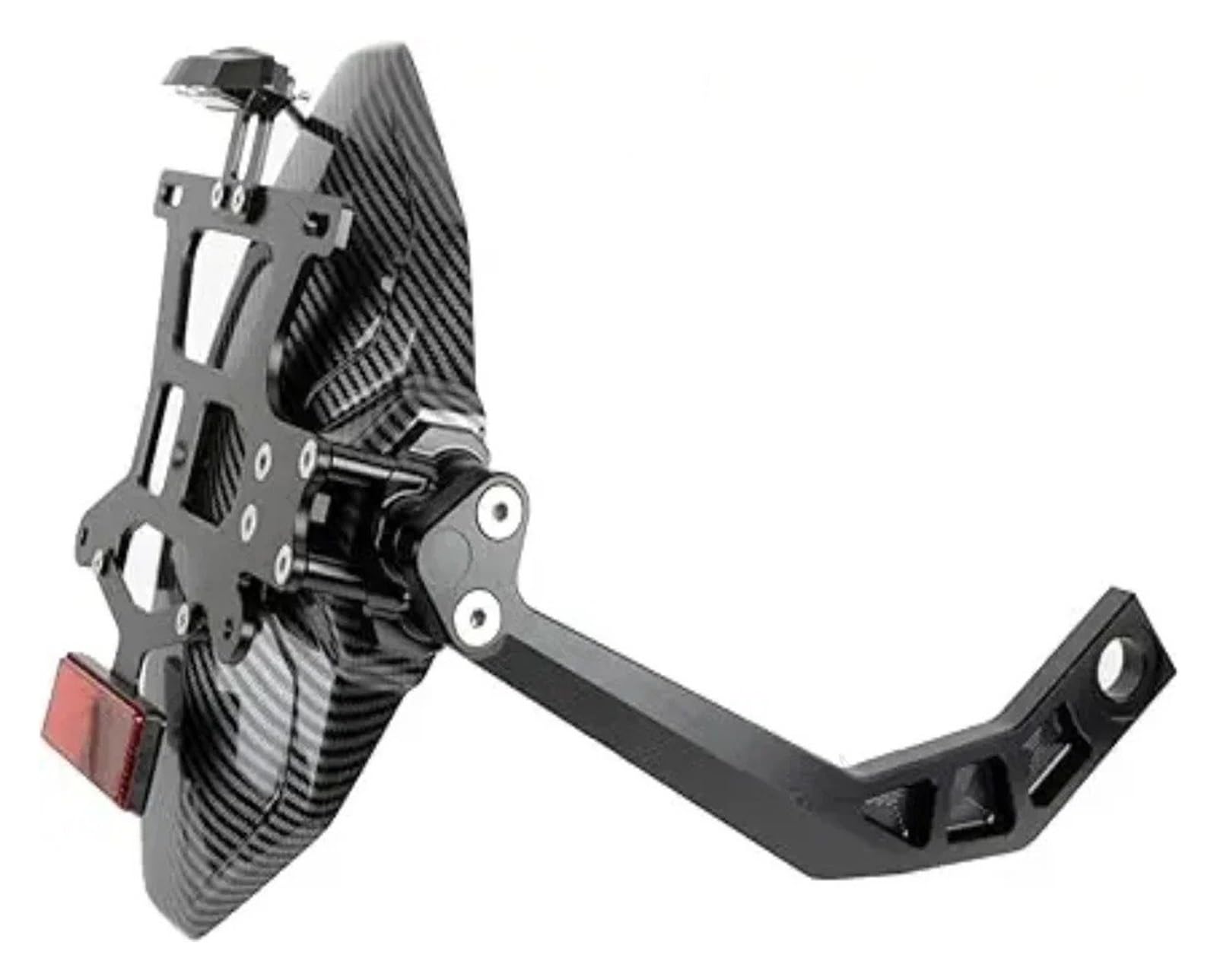 Motorrad-Kotflügel FÜR XADV 750 2024-2017 Motorrad Carbon Fiber Kotflügel Rad Splash Schutz Kotflügel Mit/ohne Kennzeichen Halterung Motorrad-Kotflügel(Carbon Color B) von tusgt
