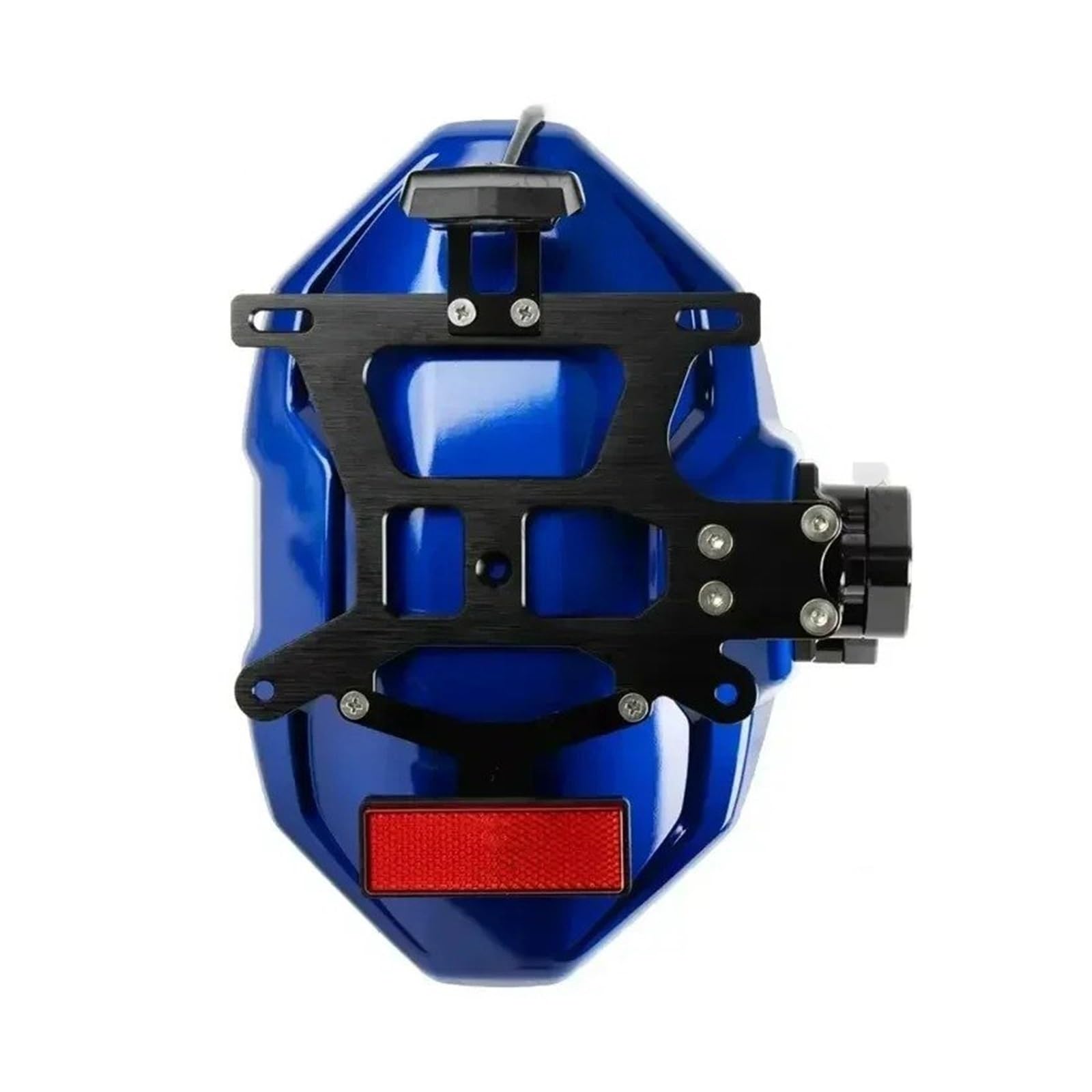 Motorrad-Kotflügel FÜR Xmax 250 300 Motorrad Carbon Fiber Kotflügel Rad Splash Schutz Kotflügel Mit/ohne Kennzeichen Halterung Motorrad-Kotflügel(Blue B) von tusgt