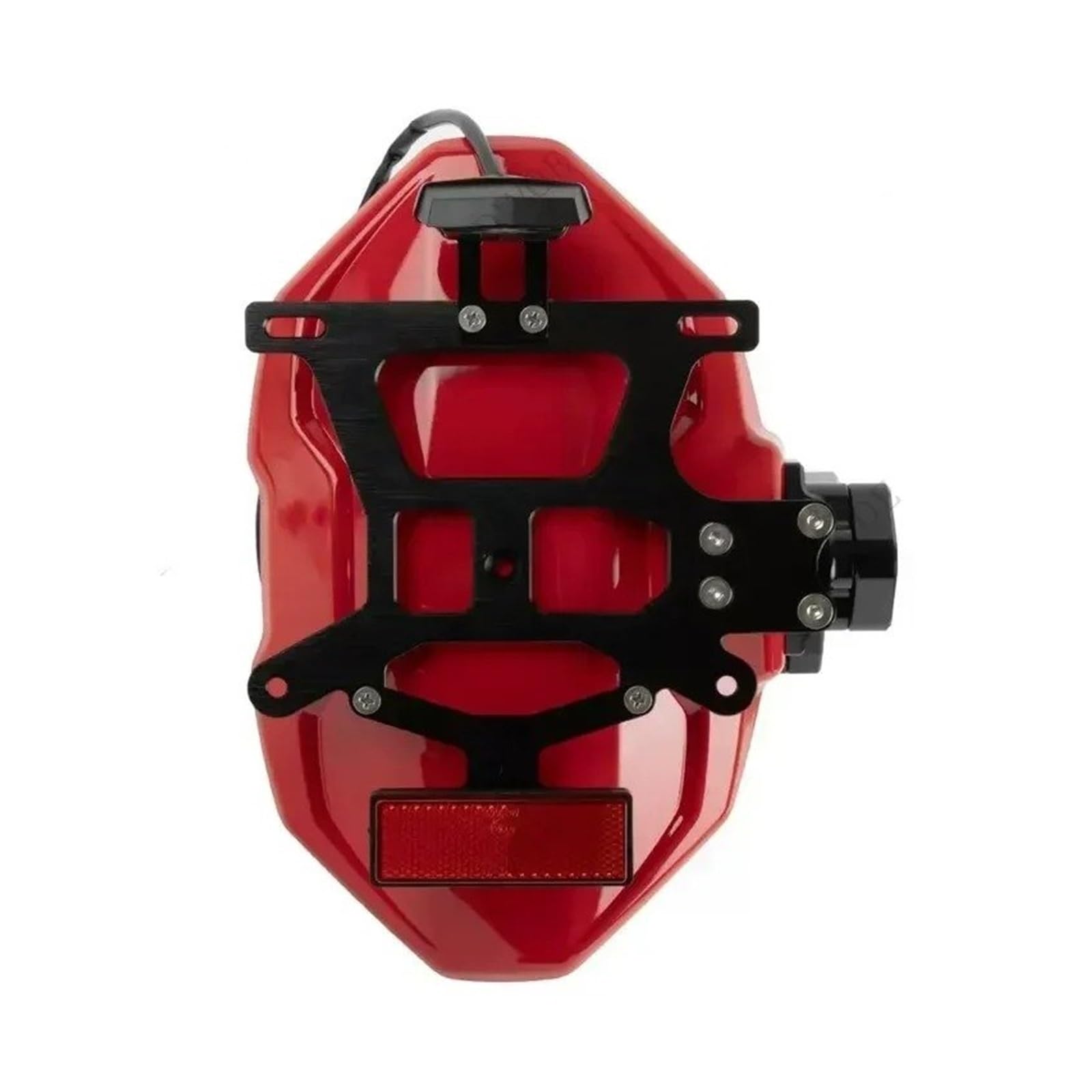 Motorrad-Kotflügel FÜR Xmax 250 300 Motorrad Carbon Fiber Kotflügel Rad Splash Schutz Kotflügel Mit/ohne Kennzeichen Halterung Motorrad-Kotflügel(Red B) von tusgt