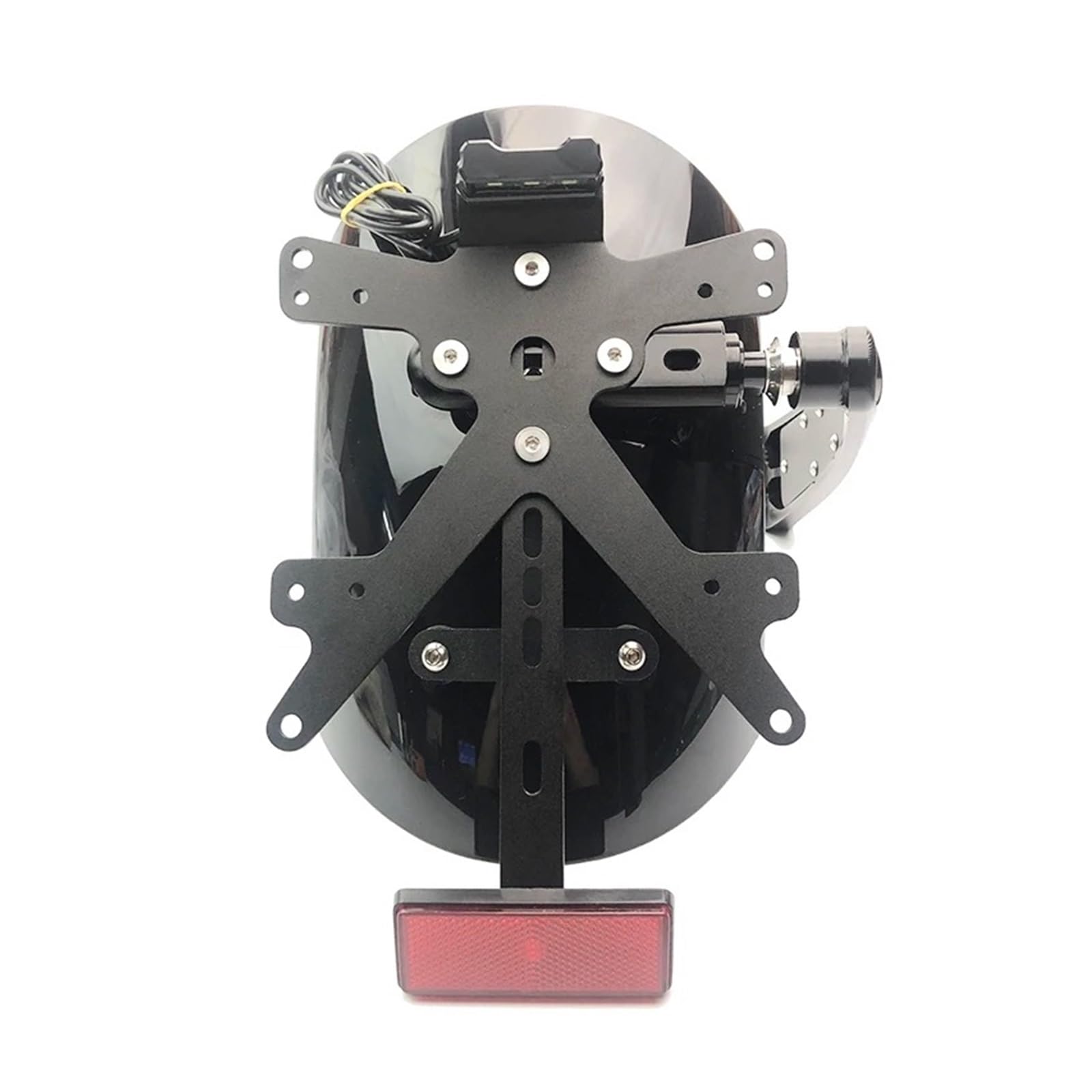 Motorrad-Kotflügel R FÜR NINET FÜR R9T Scrambler 2014-2023 2020 2021 2022 Motorrad Kotflügel Hinten Halterung Kotflügel Mit Kennzeichen Motorrad-Kotflügel(Black) von tusgt