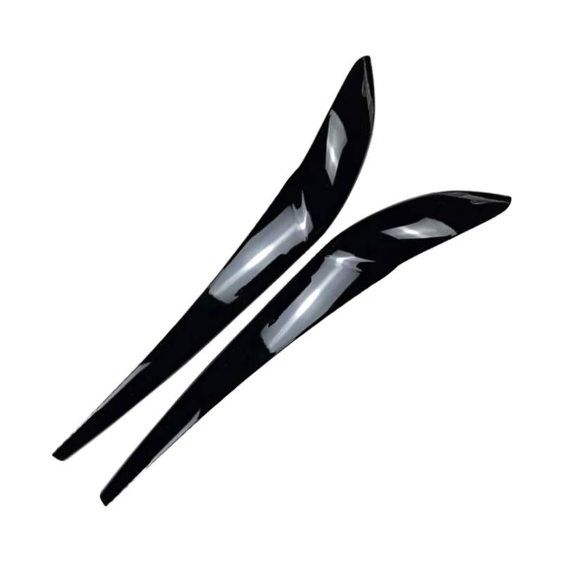 tuyda 1 Paar Auto Frontscheinwerfer Abdeckung Aufkleber Augenbraue Abdeckung,Fit for X3 F25 X4 F26 2014-2017 Kopf Lampe Augenlid Scheinwerfer-Augenbrauenschutz(Black) von tuyda