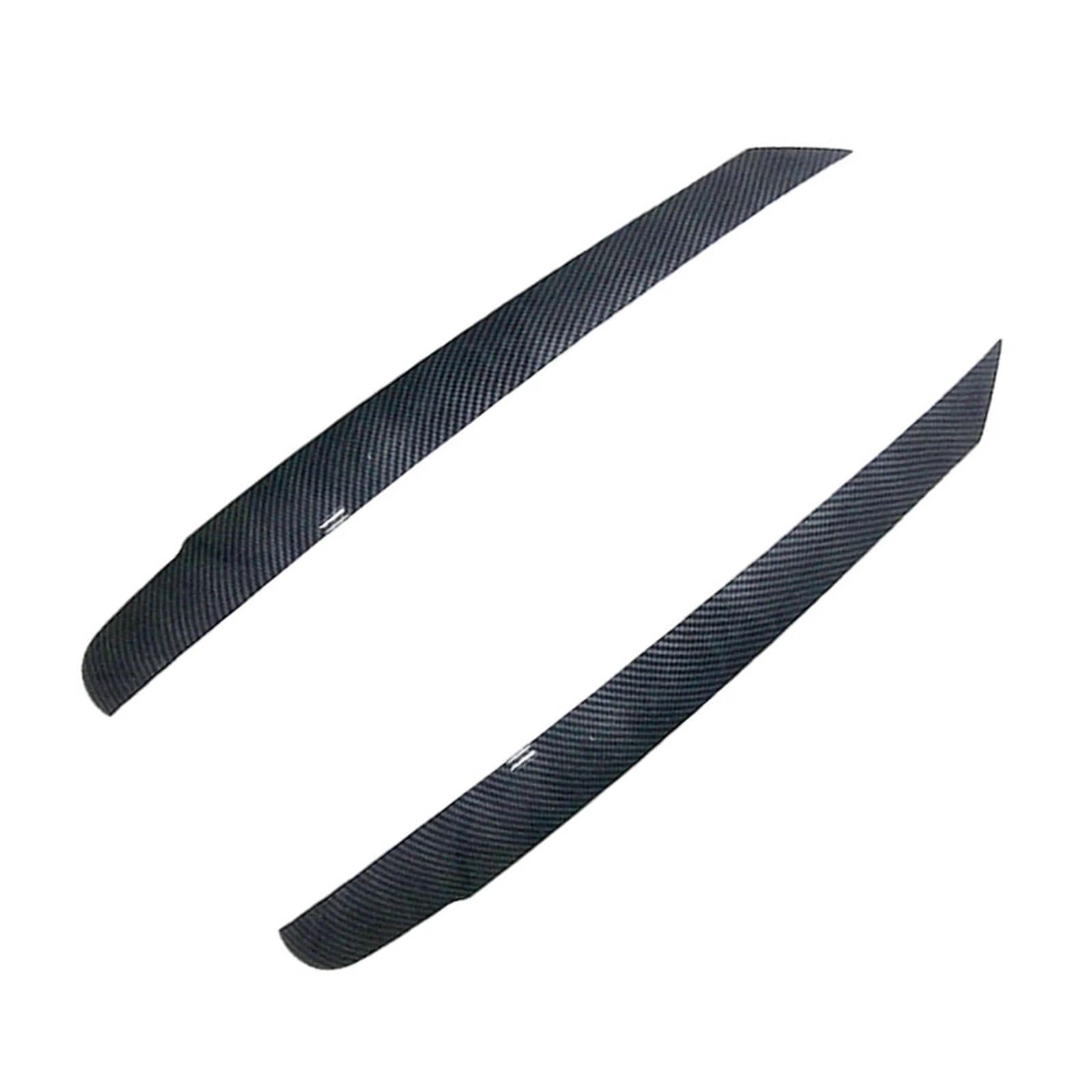 tuyda 1 Paar Autoscheinwerfer-Augenbrauen-Augenlid-Aufkleber, passend for VW, passend for Touran 2011–2015 Scheinwerfer-Augenbrauenschutz(Carbon Fiber Pattern) von tuyda