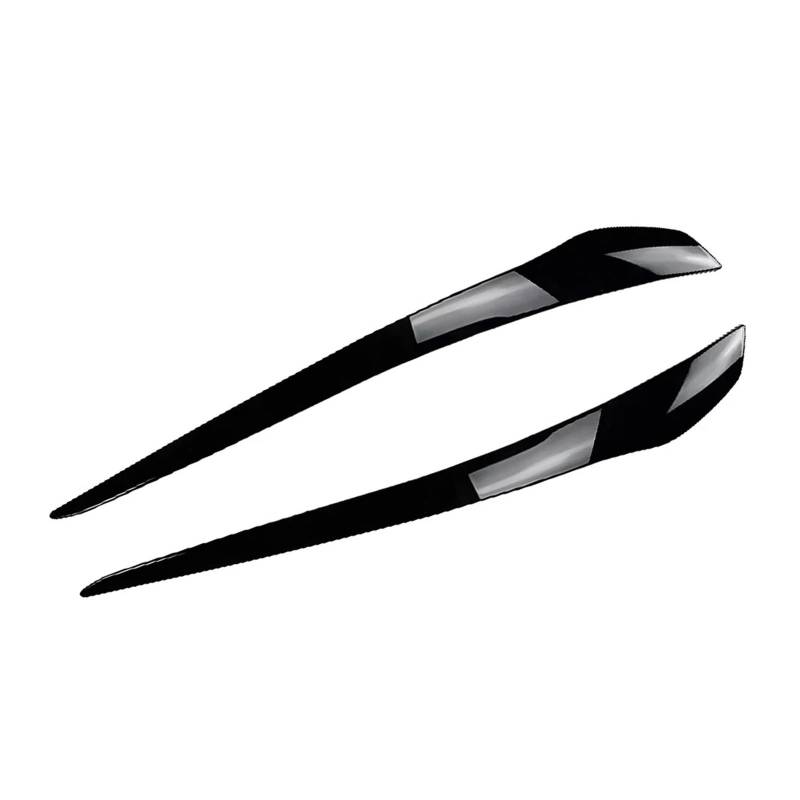 tuyda 1 Paar Scheinwerfer-Augenlid-Augenbrauen-Abdeckungs-Ordnung passend for 3er-Serie E92 E93 LCI 2010–2012 Scheinwerfer-Augenbrauenschutz(Gloss Black) von tuyda