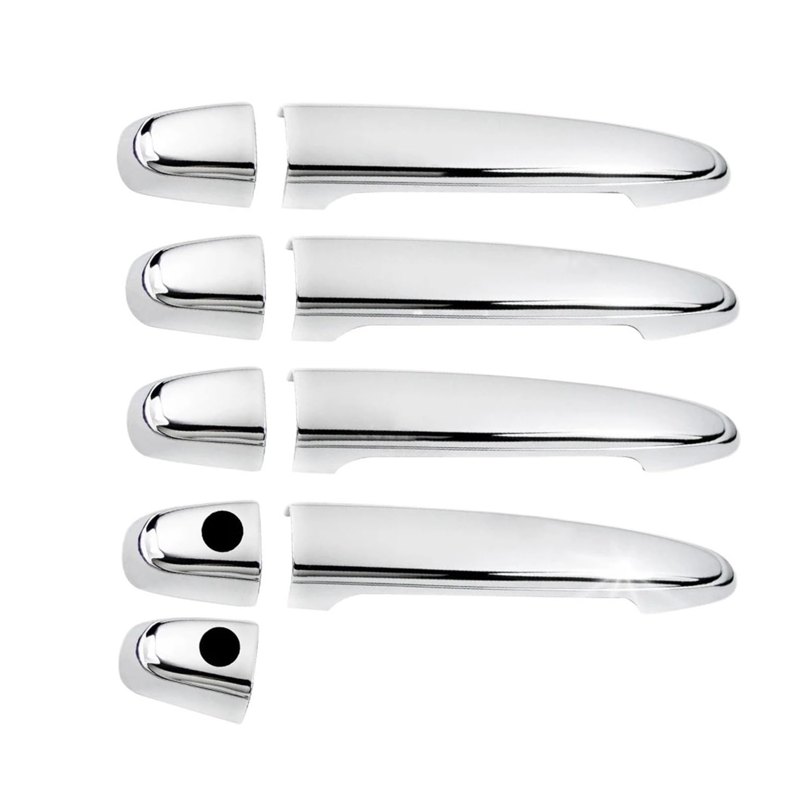 tuyda 1 Set Auto-Außenseitentürgriffabdeckung, passend for Toyota, Sienna 2004–2010, Kappen-Formteil, ABS-Kunststoff, Chrom-Silber Dekorative Auflage für Autotürgriffe tuyda 1 Set Auto-Außenseitentürgriffabdeckung, passend for Toyota, Sienna 2004–2010, Kappen-Formteil, ABS-Kunststoff, Chrom-Silber Dekorative Auflage für Autotürgriffe von tuyda
