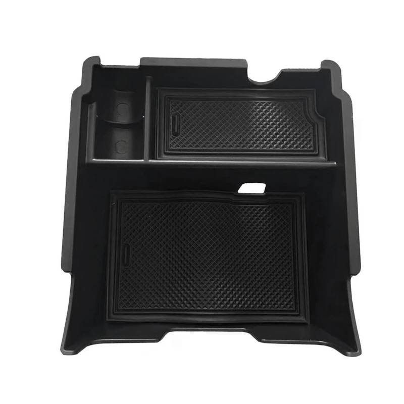 tuyda 1 Stück Auto-Mittelarmlehnen-Aufbewahrungsbox, passend for Subaru, Off-Road 2018–2023, Mittelkonsolen-Organizer, Behälter, Autoteile, ABS Ablagefach für die Armlehne des Fahrzeugs(Black) von tuyda