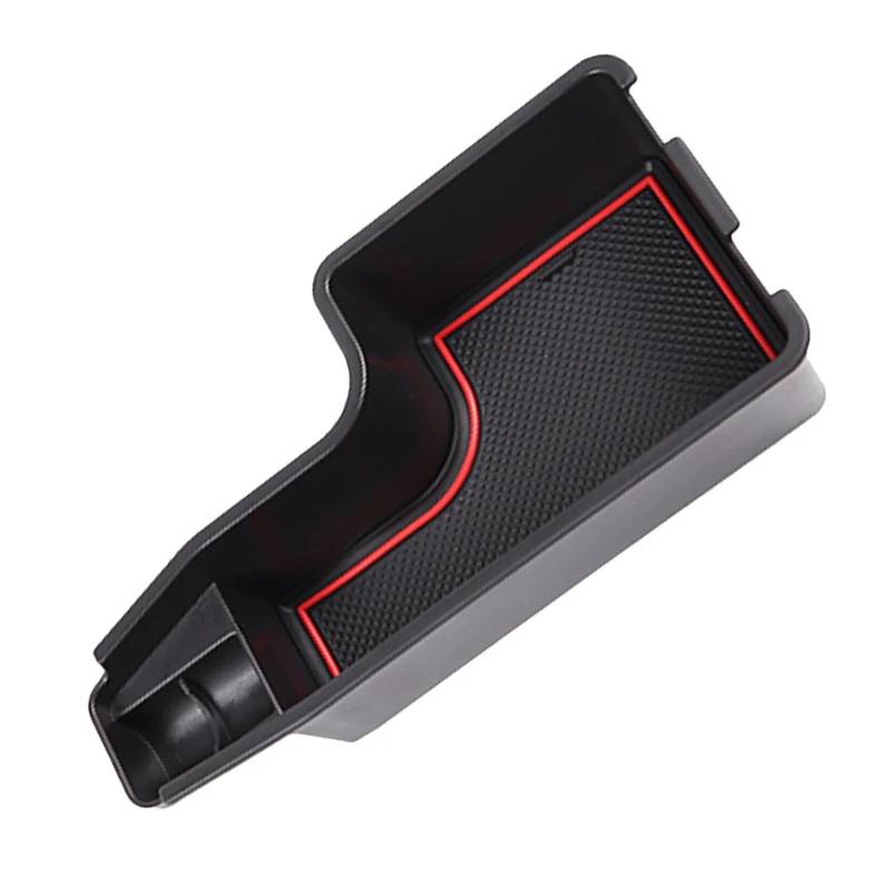 tuyda 1 Stück Auto Mittelkonsole Armlehne Aufbewahrungsbox, passend for Toyota, Rise Raize 2019–2022 Tablett Organizer Blau Rot Ablagefach für die Armlehne des Fahrzeugs(Red) von tuyda