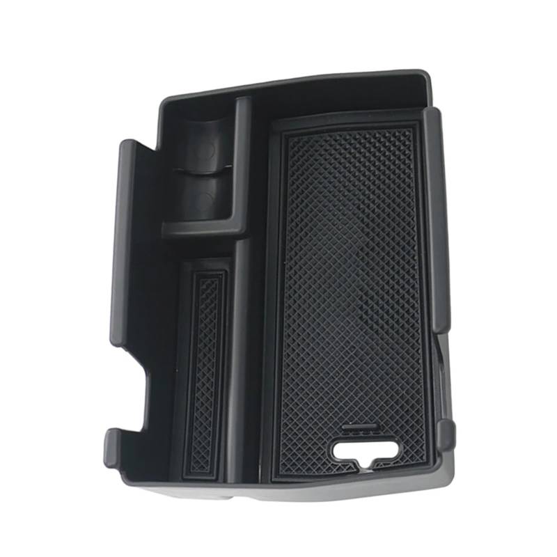 tuyda 1-teilige Mittelkonsolen-Organizer-Box, passend for Jeep, Kompass 2022–2023, schwarze Armlehne, Hilfsaufbewahrungsbox, Einsatztablett, Zubehör Ablagefach für die Armlehne des Fahrzeugs von tuyda