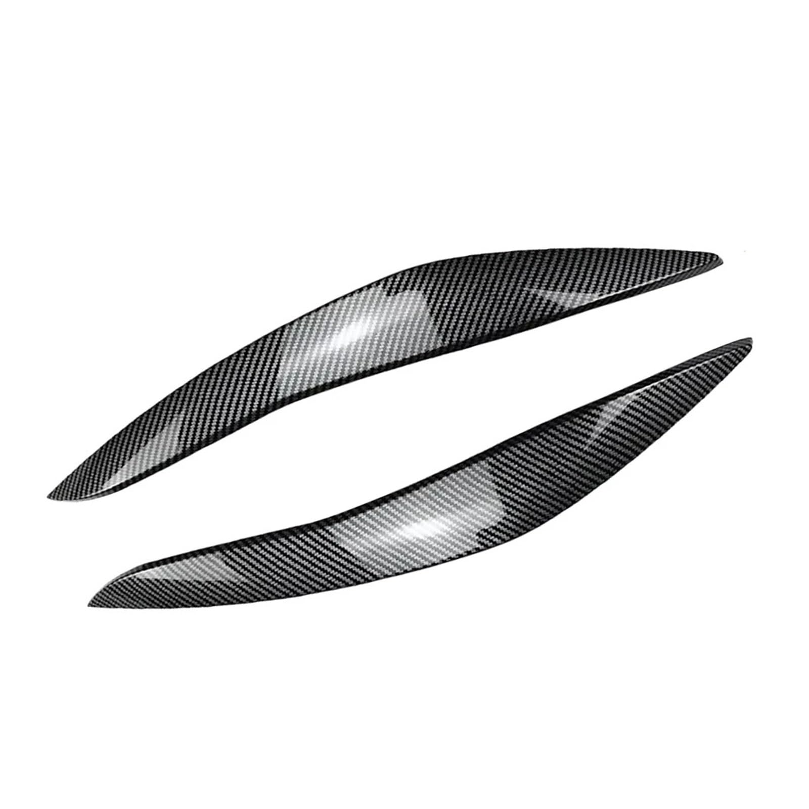 tuyda 2 STÜCKE Auto Scheinwerfer Augenbrauen Abdeckung Augenlider Abdeckung Trim,Fit for 5 Series F10 F11 2011-2014 Scheinwerfer-Augenbrauenschutz(ABS Carbon Fiber) von tuyda