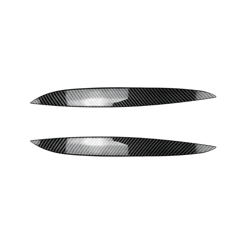 tuyda 2 STÜCKE Auto Scheinwerfer Augenbrauen Augenlider Abdeckung,Fit for VW,Fit for Golf MK4 GTI TDI SDI R32 FSI GL GLS Variante 1997-2005 Spoiler Tuning Aufkleber Scheinwerfer-Augenbrauenschutz(C von tuyda