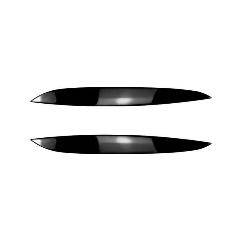 tuyda 2 STÜCKE Auto Scheinwerfer Augenbrauen Augenlider Abdeckung,Fit for VW,Fit for Golf MK4 GTI TDI SDI R32 FSI GL GLS Variante 1997-2005 Spoiler Tuning Aufkleber Scheinwerfer-Augenbrauenschutz(G von tuyda