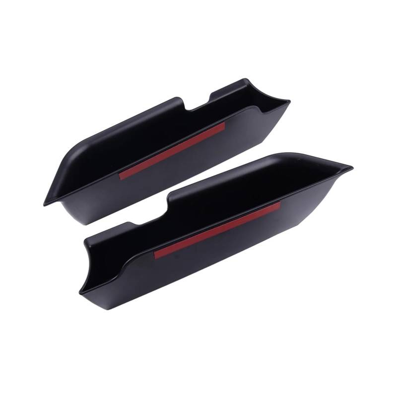 tuyda 2 Stück Auto-Innentürgriff-Armlehnen-Aufbewahrungsbox, passend for Mini, Cooper, F56 Schrägheck, Halter-Organizer, Behälter, Tablett, schwarzes ABS Ablagefach für die Armlehne des Fahrzeugs von tuyda