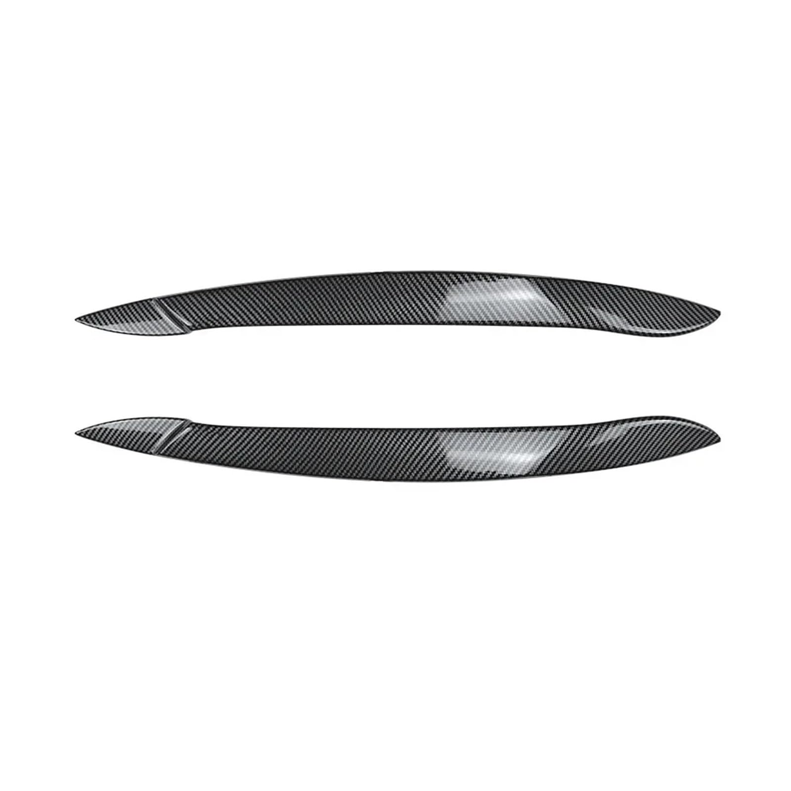 tuyda 2X Frontscheinwerfer Augenbrauen Augenlid Abdeckung Deckel Augenbraue,Fit for X5 E70 30i 30d 35d 35i 40d 48i 50i M50d X5M 2008-2013 Scheinwerfer-Augenbrauenschutz(Carbon Fiber) von tuyda
