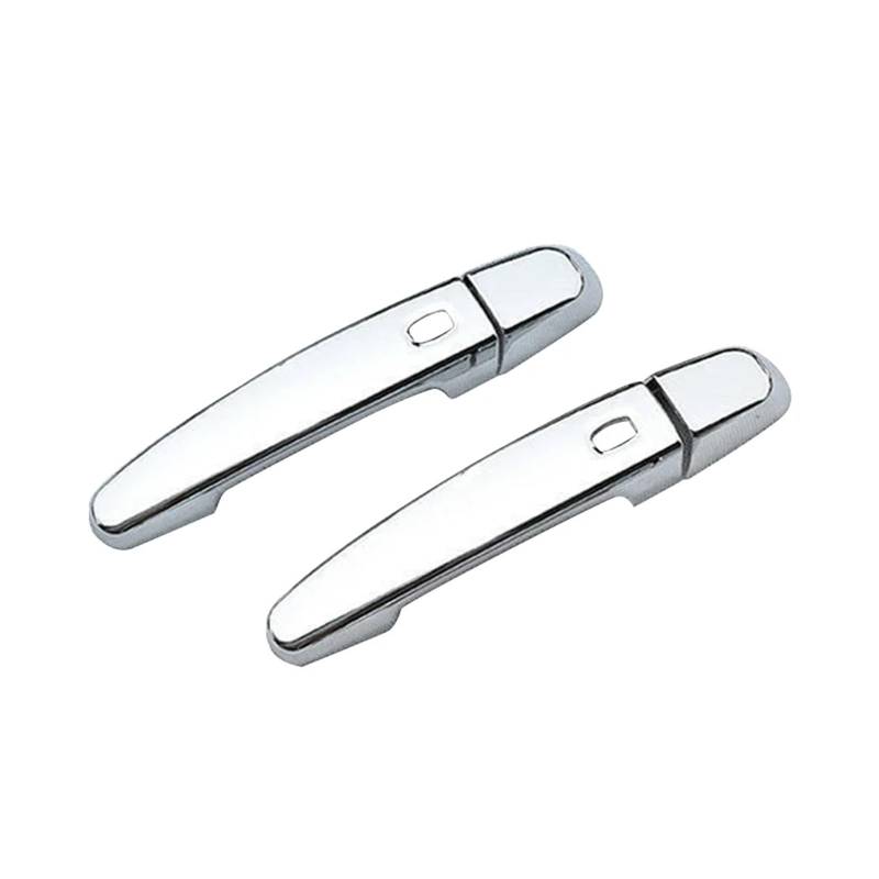 tuyda 4 Teile/satz Auto Außen Türgriff Abdeckung Trim, Passend for Chevrolet, Camaro 2016-2020 Silber Dekor Smart Loch Dekorative Auflage für Autotürgriffe von tuyda