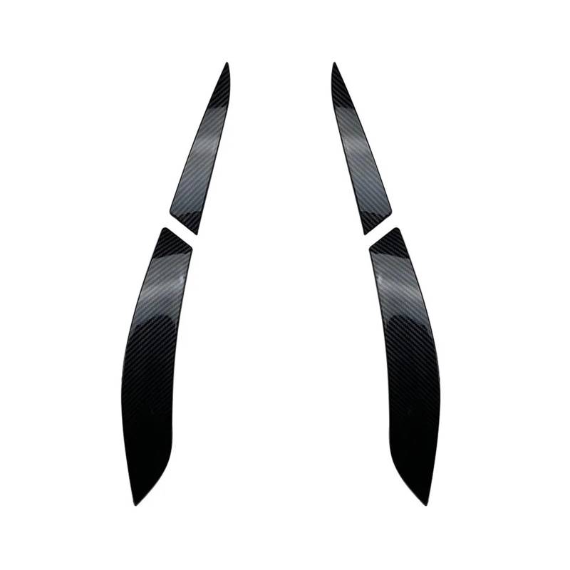 tuyda 4X Lampen-Augenlid-Verkleidungsabdeckung Scheinwerfer-Augenbrauen-Augenlider-Verkleidung Passend for Volkswagen, Passend for VW, Passend for Golf 6 Mk 6 Heck 2008-2013 Scheinwerfer-Augenbrauensc von tuyda