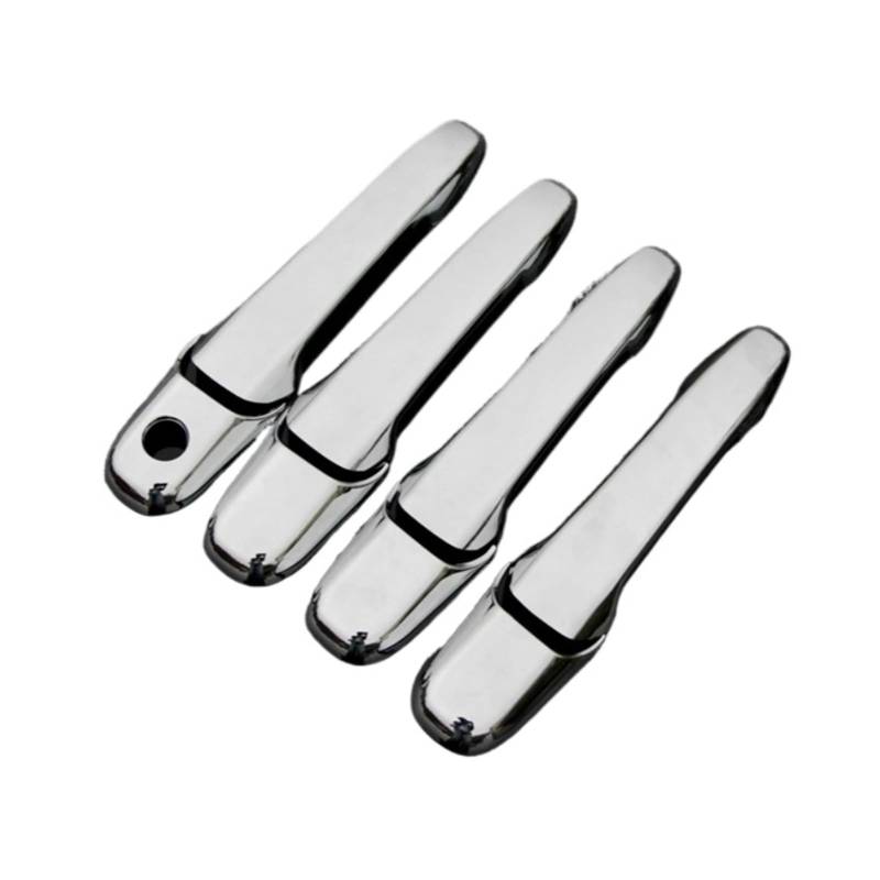 tuyda Aufkleber for Autotürgriffabdeckung, passend for Mazda, BT-50 2006–2011, Mazda 2 Demio DY 2003–2007, Chrom-Styling Access Dekorative Auflage für Autotürgriffe von tuyda