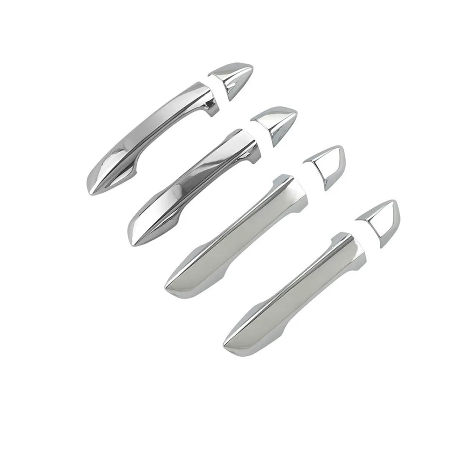 tuyda Aufkleber for Türgriffabdeckung, passend for Seat, Tarraco 2018–2021, Chrom-Overlays, Auto-Styling-Zubehör Dekorative Auflage für Autotürgriffe(No buttons) von tuyda