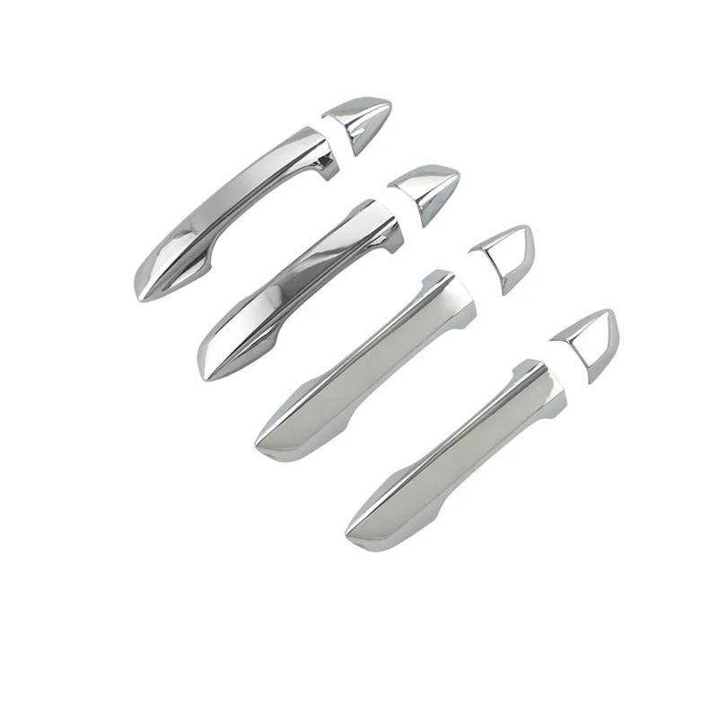 tuyda Aufkleber for Türgriffabdeckung, passend for Seat, Tarraco 2018–2021, Chrom-Overlays, Auto-Styling-Zubehör Dekorative Auflage für Autotürgriffe(No buttons) von tuyda
