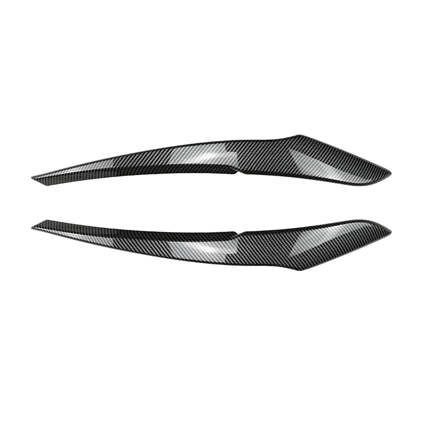 tuyda Aufkleber for die Scheinwerfer-Augenbrauen-Augenlidabdeckung, passend for 1er F20 F21, Basisversion 2011–2014 Scheinwerfer-Augenbrauenschutz(Carbon Fiber Look) von tuyda