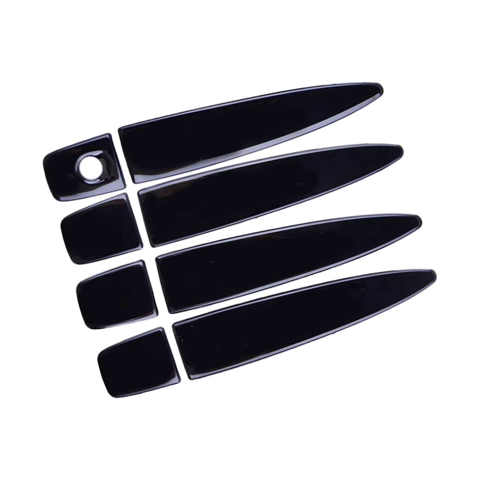 tuyda Auto-Außenseitentürgriffabdeckung, passend for Nissan, Maxima Sedan 2009–2014, schwarzes Edelstahlkappen-Formteil-Set Dekorative Auflage für Autotürgriffe tuyda Auto-Außenseitentürgriffabdeckung, passend for Nissan, Maxima Sedan 2009–2014, schwarzes Edelstahlkappen-Formteil-Set Dekorative Auflage für Autotürgriffe von tuyda