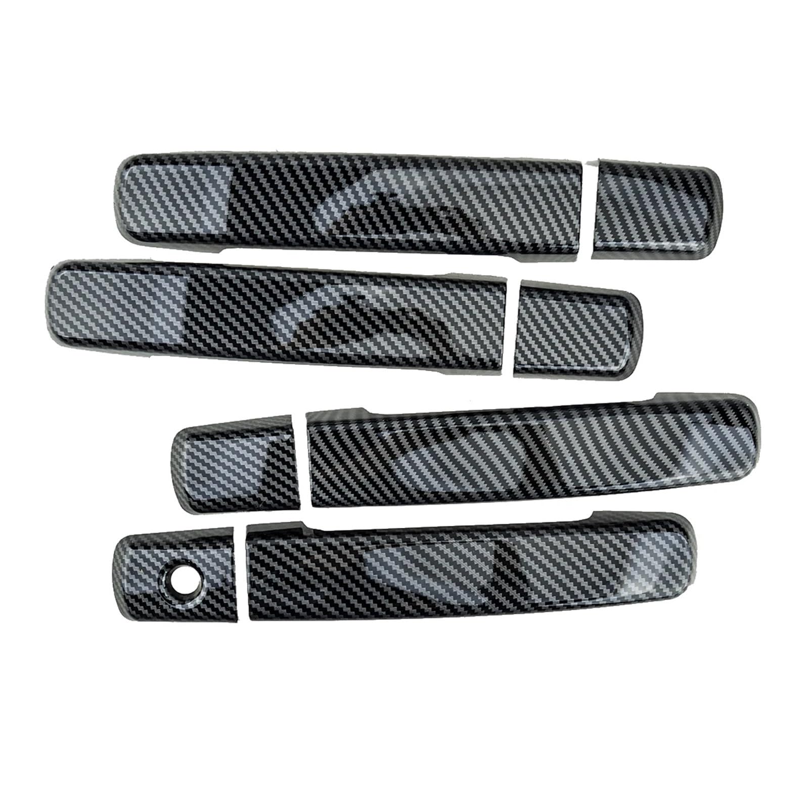 tuyda Auto-Außentürgriff-Abdeckungsverkleidung, passend for Nissan, Frontier 2005–2019, Karbonfaser-Stil-Formteil-Set, schwarzes ABS Dekorative Auflage für Autotürgriffe tuyda Auto-Außentürgriff-Abdeckungsverkleidung, passend for Nissan, Frontier 2005–2019, Karbonfaser-Stil-Formteil-Set, schwarzes ABS Dekorative Auflage für Autotürgriffe von tuyda