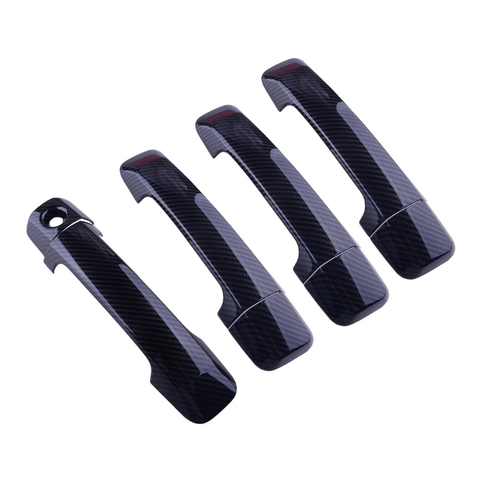 tuyda Auto-Außentürgriff-Abdeckungsverkleidung, passend for Toyota, Tundra 2014–2021, Dekor-Set im Kohlefaser-Stil Dekorative Auflage für Autotürgriffe tuyda Auto-Außentürgriff-Abdeckungsverkleidung, passend for Toyota, Tundra 2014–2021, Dekor-Set im Kohlefaser-Stil Dekorative Auflage für Autotürgriffe von tuyda