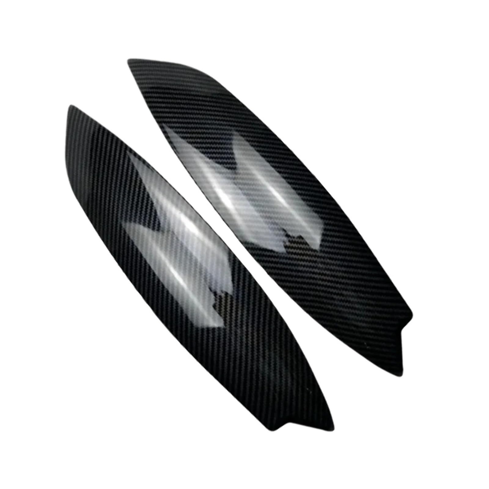 tuyda Auto-Frontscheinwerfer Augenbrauen Augenlider Trim Cover Aufkleber,Fit for VW,Fit for GOLF 5 MK5 GTI R 2005-2007 Scheinwerfer-Augenbrauenschutz(Carbon Fiber Style) von tuyda