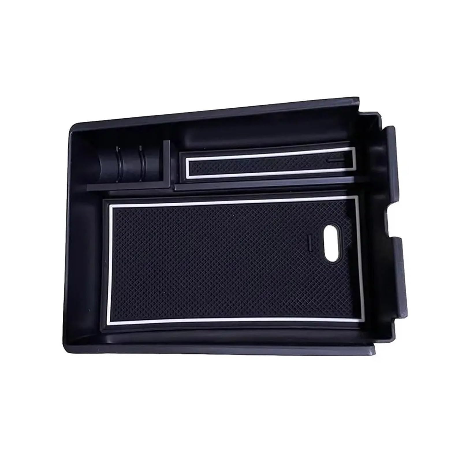 tuyda Auto-Mittelarmlehnenbox, passend for KIA, Sportage NQ5 2022, wasserdicht, kratzfest, Auto-Innenzubehör, N2J4, Aufbewahrungsbox Ablagefach für die Armlehne des Fahrzeugs(White) von tuyda