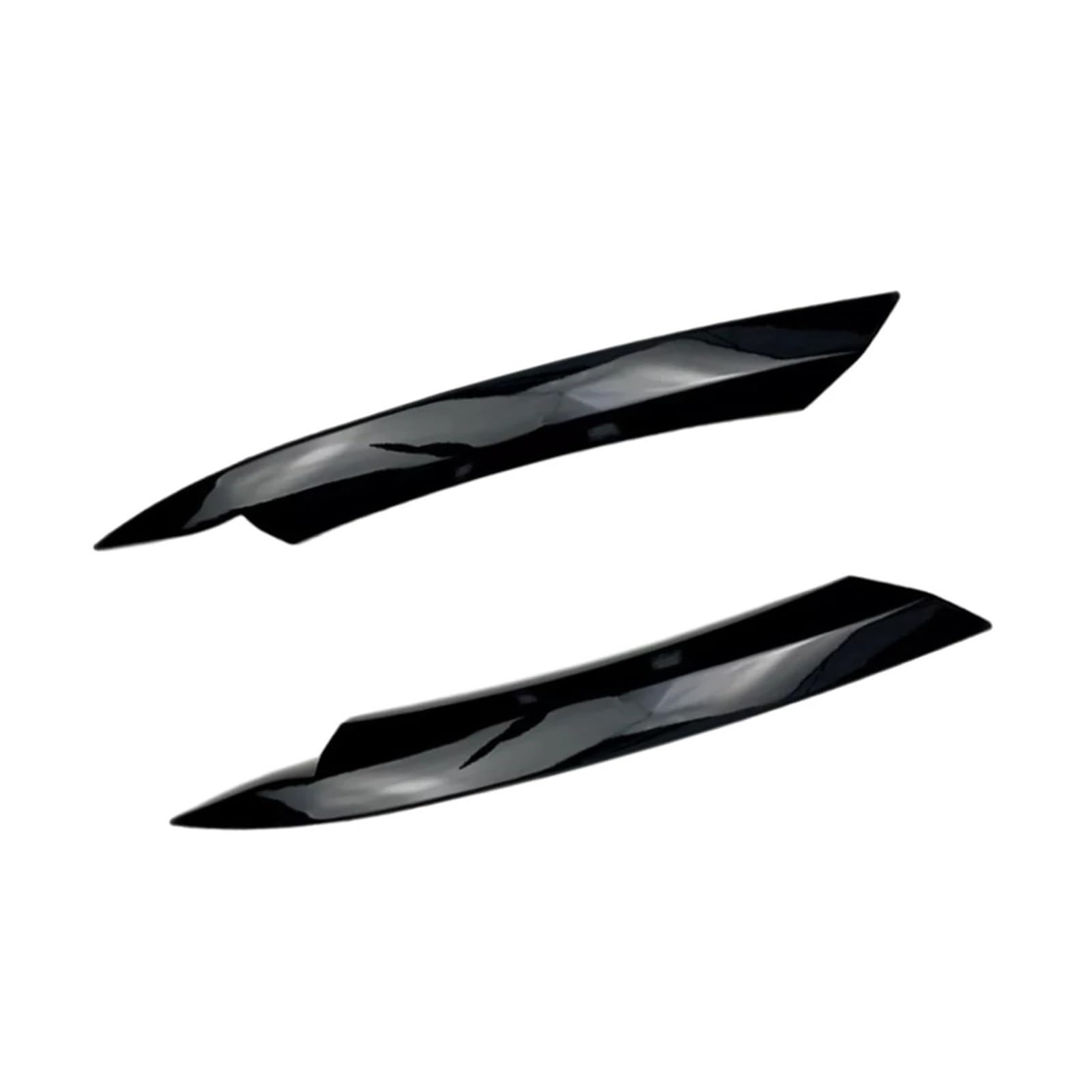 tuyda Auto Scheinwerfer Augenbraue Augenlid Abdeckung Trim,Fit for Volkswagen,Fit for VW,Fit for Passat B7 2010-2014 Scheinwerfer-Augenbrauenschutz(Gloss Black) von tuyda