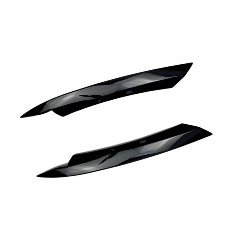 tuyda Auto Scheinwerfer Augenbraue Augenlid Abdeckung Trim,Fit for Volkswagen,Fit for VW,Fit for Passat B7 2010-2014 Scheinwerfer-Augenbrauenschutz(Gloss Black) von tuyda