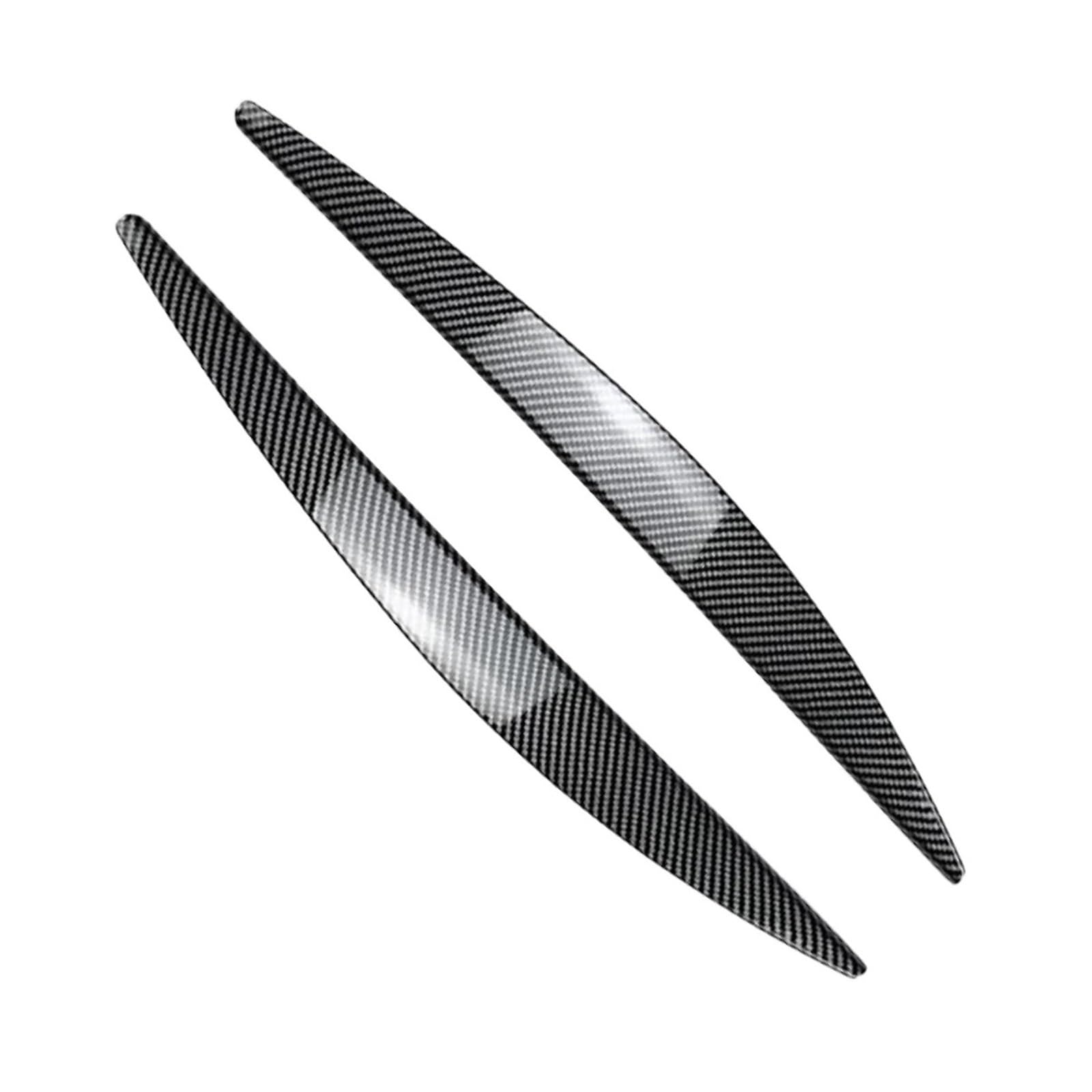 tuyda Auto Scheinwerfer Lampe Augenbraue Augenlid Trim Abdeckung,Fit for Skoda, Octavia MK3 2015-2017 Scheinwerfer-Augenbrauenschutz(Carbon Fiber) von tuyda