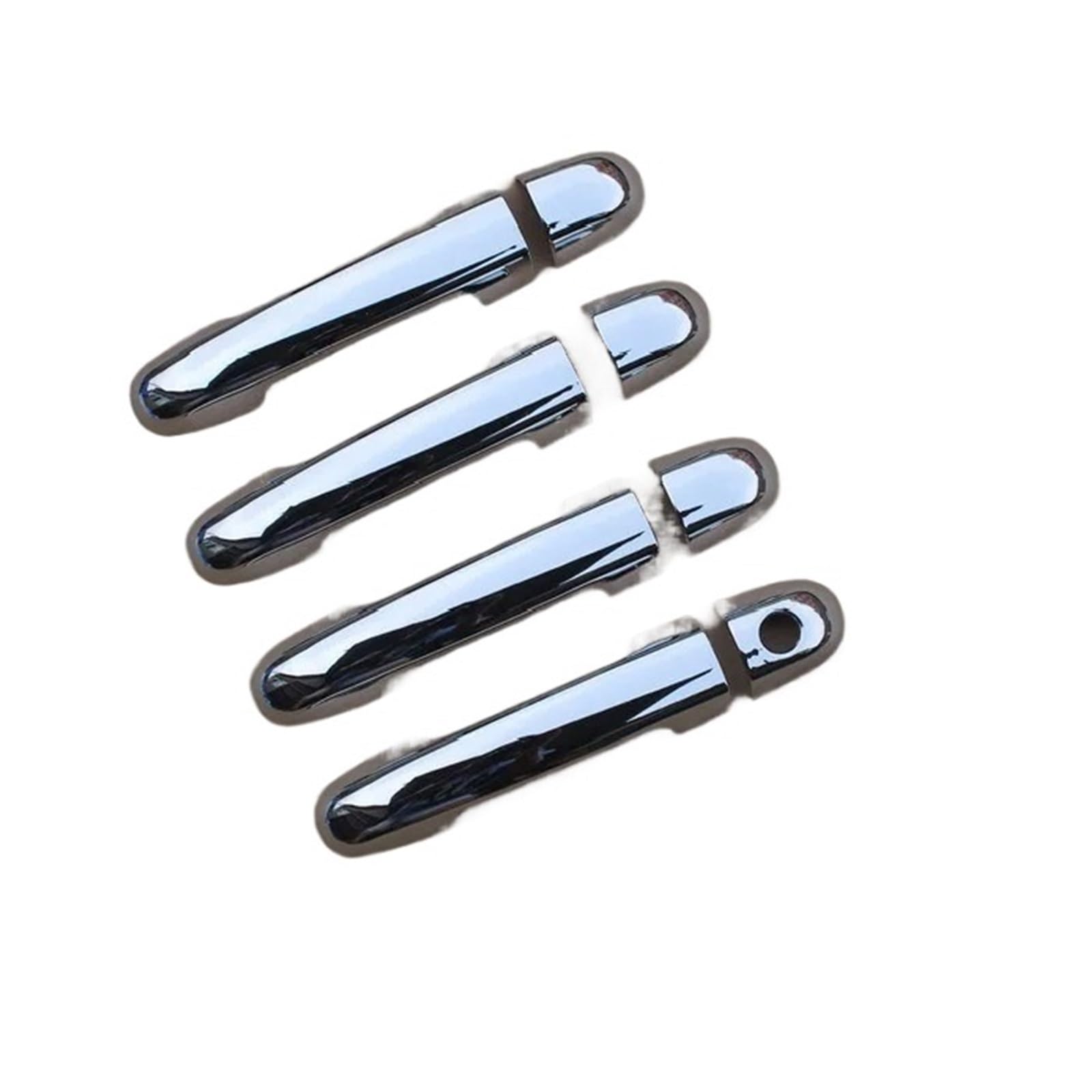 tuyda Auto-Seitentürgriff-Abdeckungsverkleidung, passend for Kia, Forte Kia Cerato 2009–2013, Chrom-Autozubehör-Aufkleber-Styling Dekorative Auflage für Autotürgriffe(1 keyhole) von tuyda