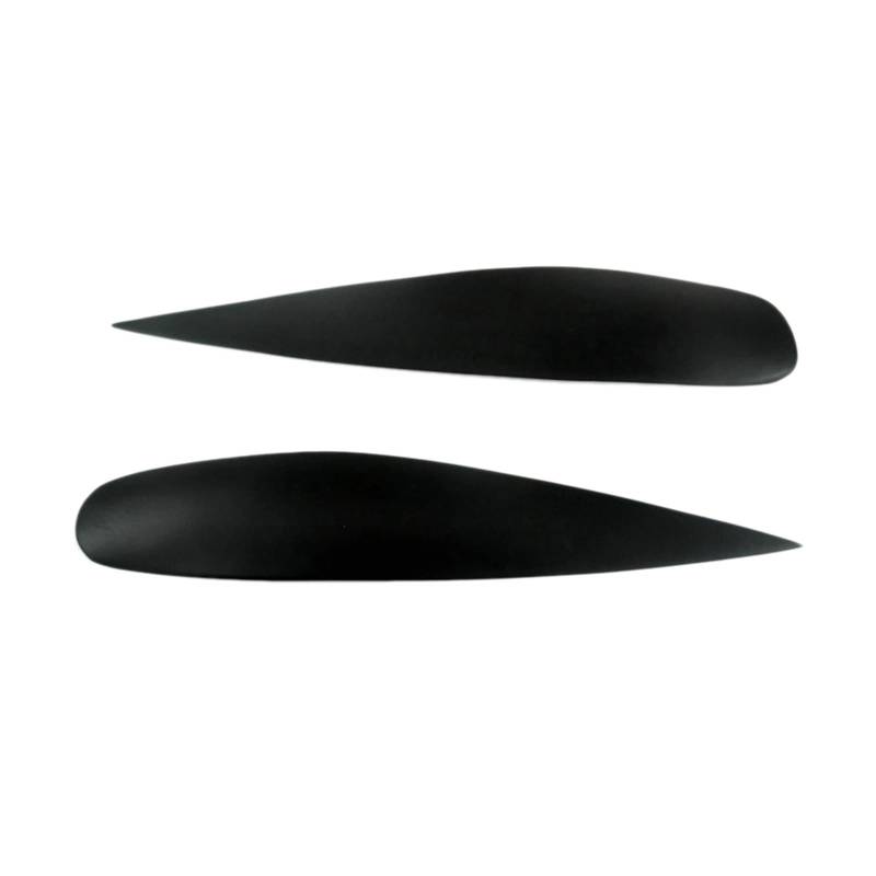 tuyda Autoaufkleber Frontscheinwerfer Augenbraue Augenlidverkleidung,Fit for Mitsubishi, Lancer Ralliart 2004-2006 Scheinwerfer-Augenbrauenschutz von tuyda