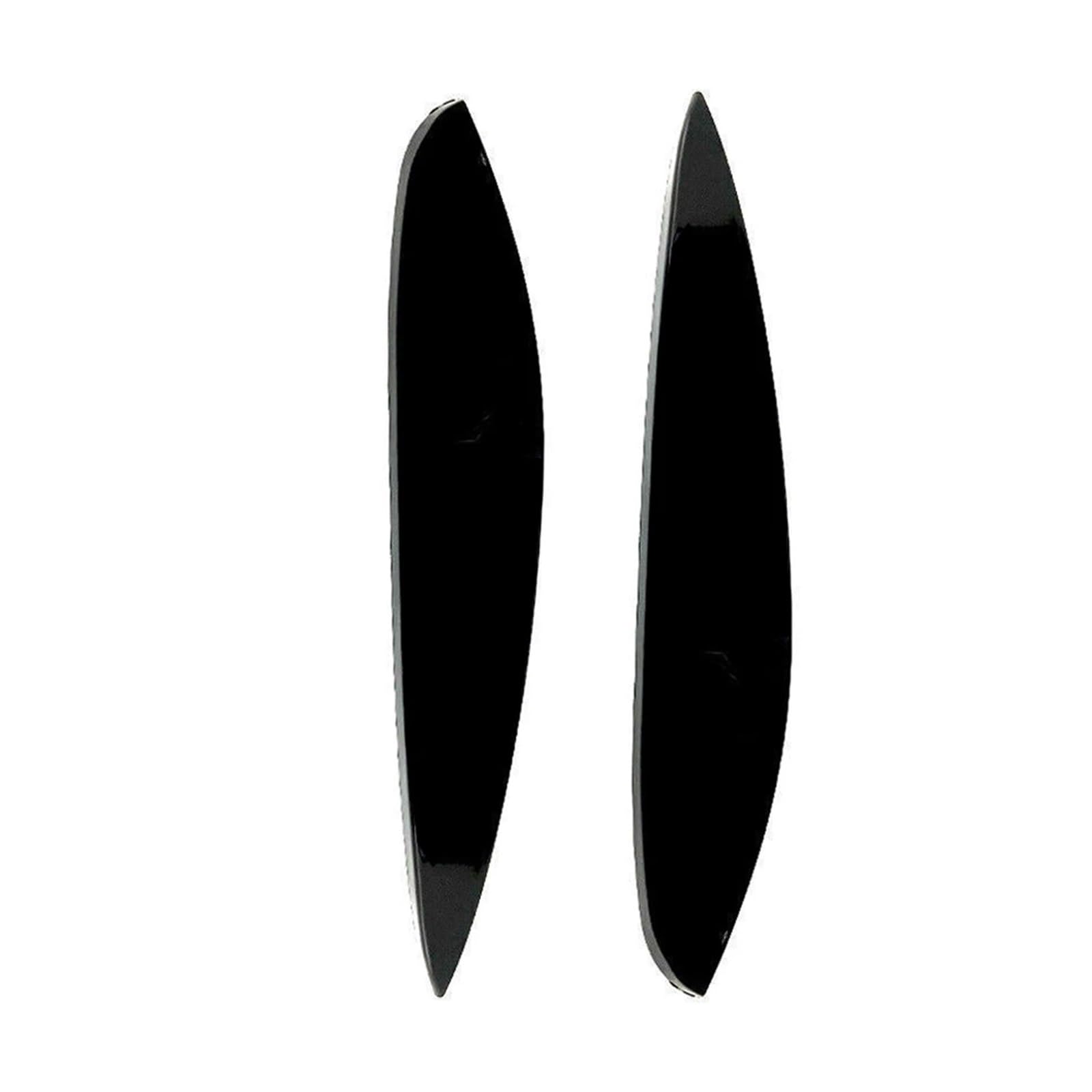 tuyda Autoscheinwerfer-Augenbrauen-Augenlid-Abdeckung, passend for Smart, 453 Fortwo Forfour 2014–2021 Scheinwerfer-Augenbrauenschutz(Black) von tuyda