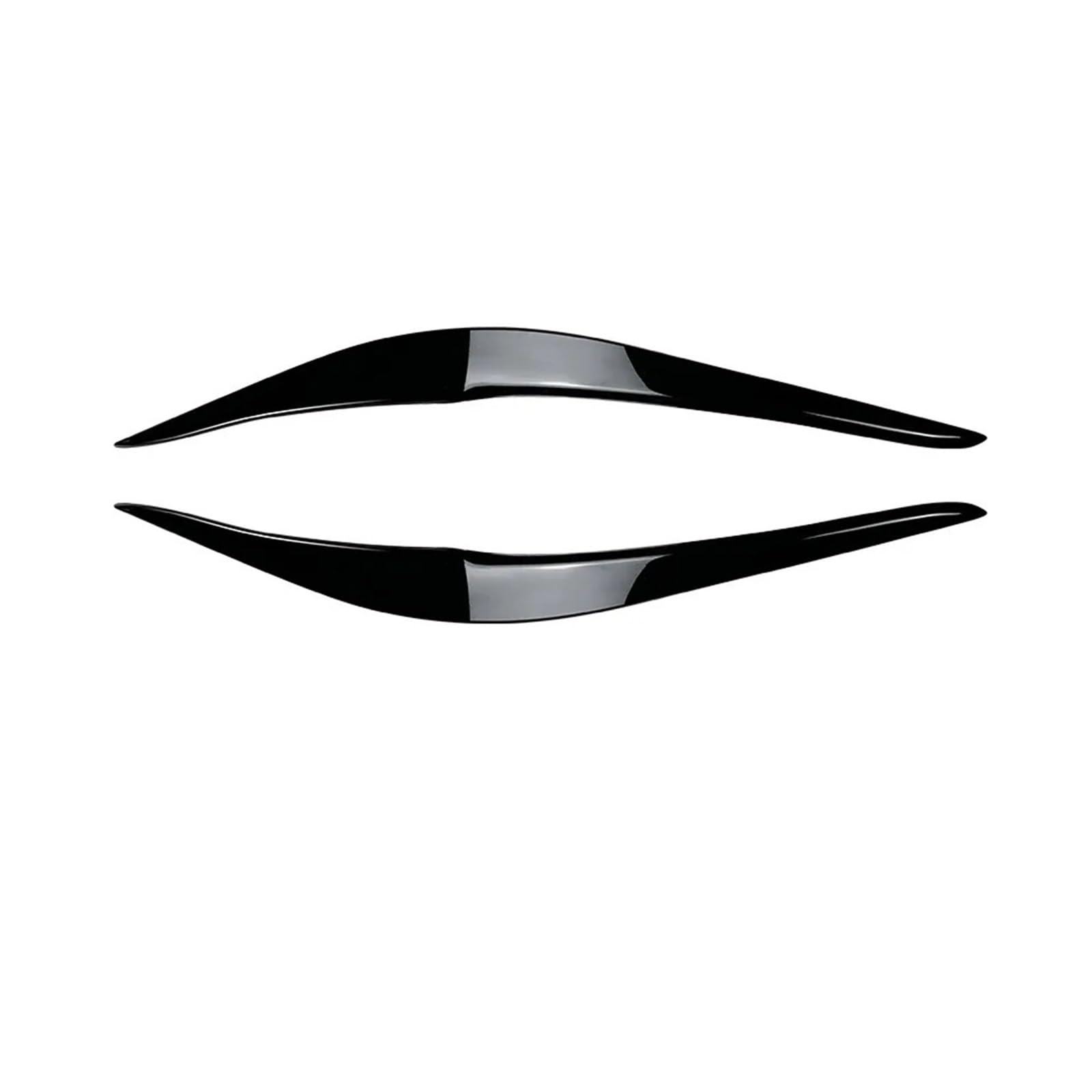 tuyda Autoscheinwerfer-Augenlid-Abdeckungsaufkleber, passend for 2er F22 F23 220i 228i 230i M235i M240i 2015–2019 Scheinwerfer-Augenbrauenschutz(Gloss Black) von tuyda