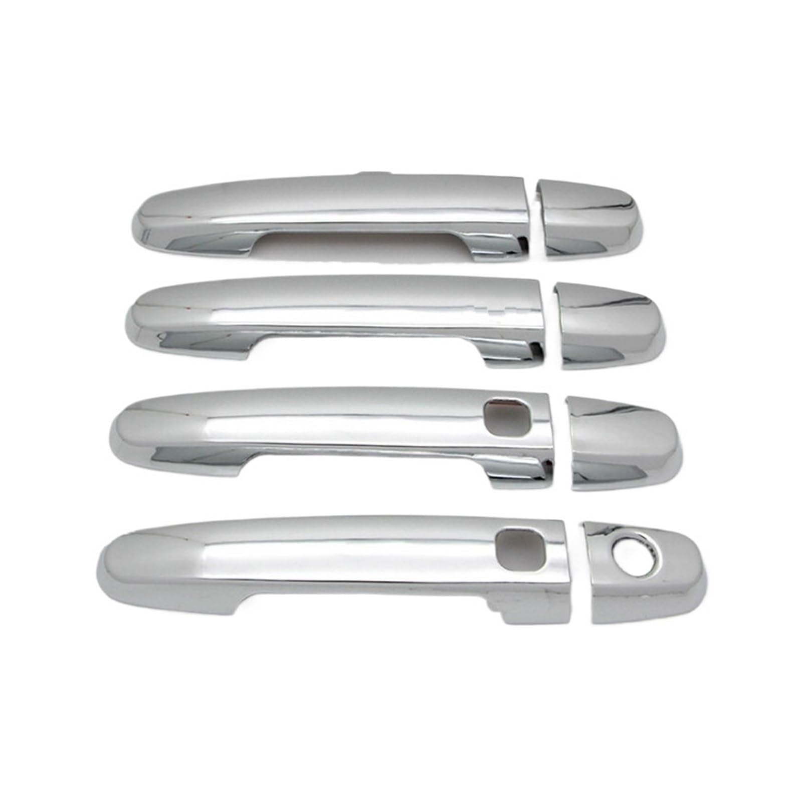 tuyda Autotürgriffabdeckung Cup Bowl Trim, passend for Toyota, Passo Sette Perodua MyVi Chrome Car Styling FUNDUOO Dekorative Auflage für Autotürgriffe(2 Buttons) von tuyda