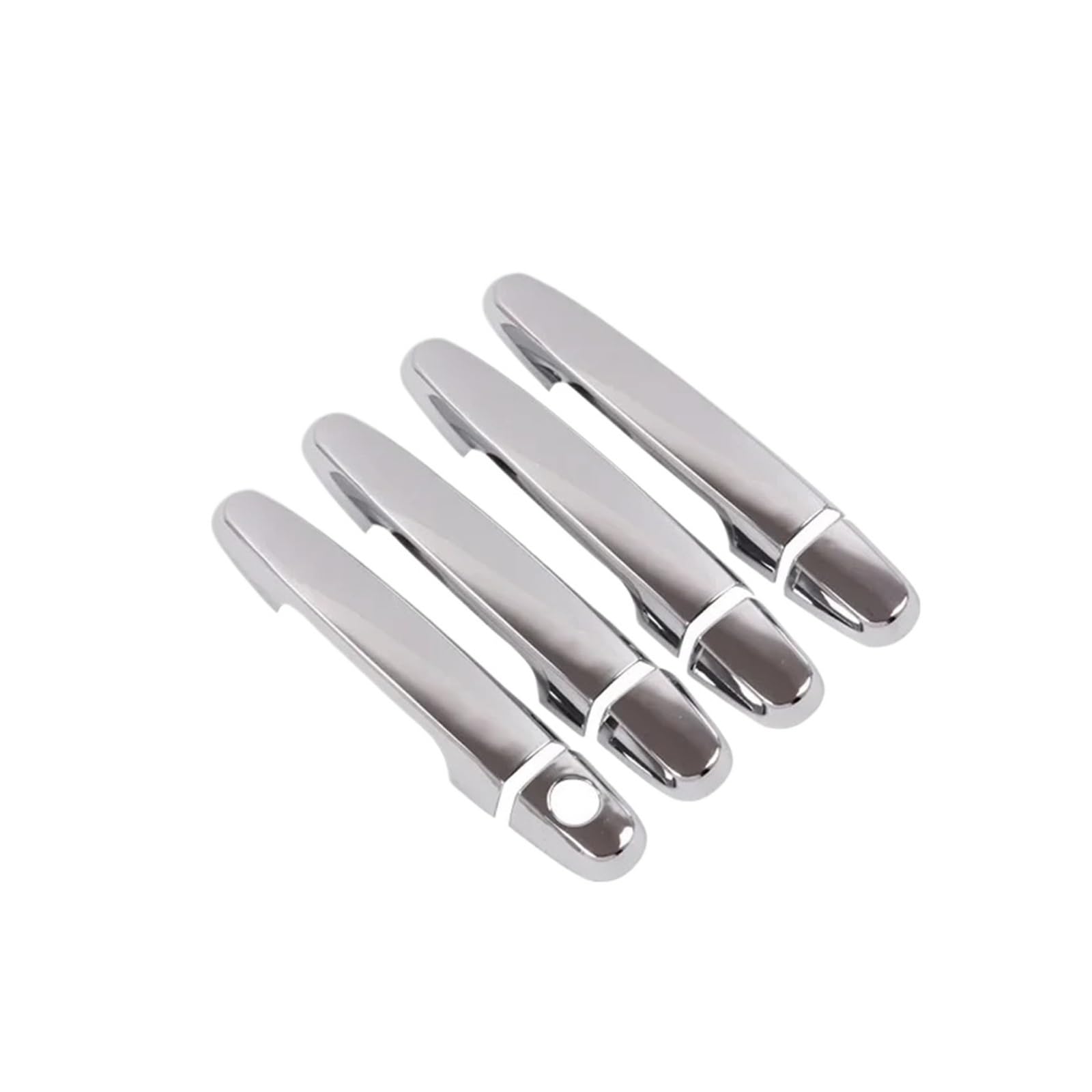 tuyda Autotürgriffabdeckungsverkleidung, passend for Toyota, Fielder 2005–2013, Chrom-Styling-Zubehör Dekorative Auflage für Autotürgriffe(1 keyhole) von tuyda